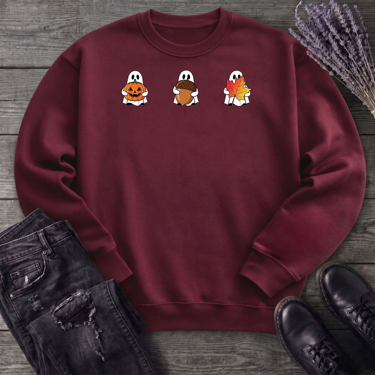 Ghosts Autumn Icons Sweatshirt