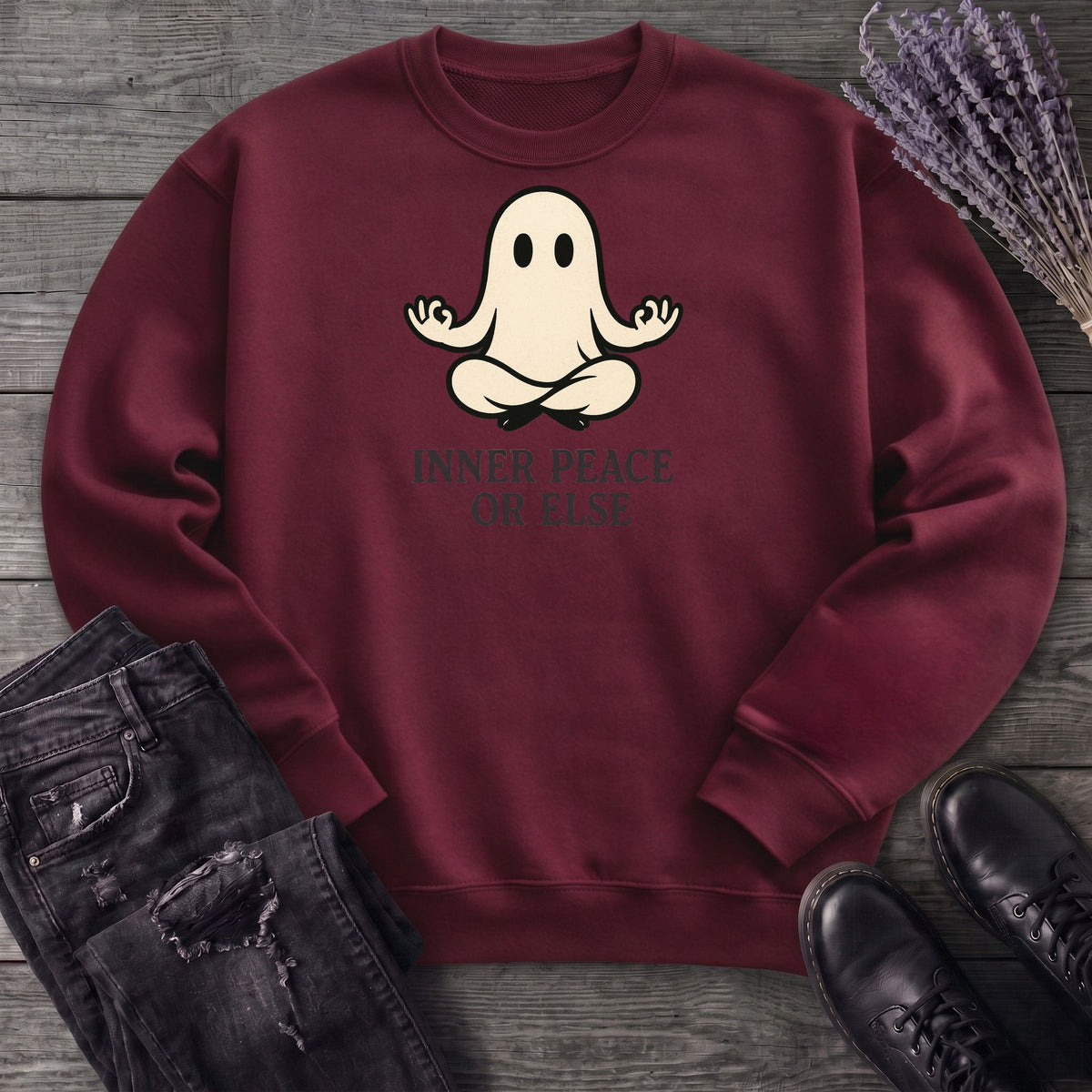 Inner Peace Or Else Sweatshirt