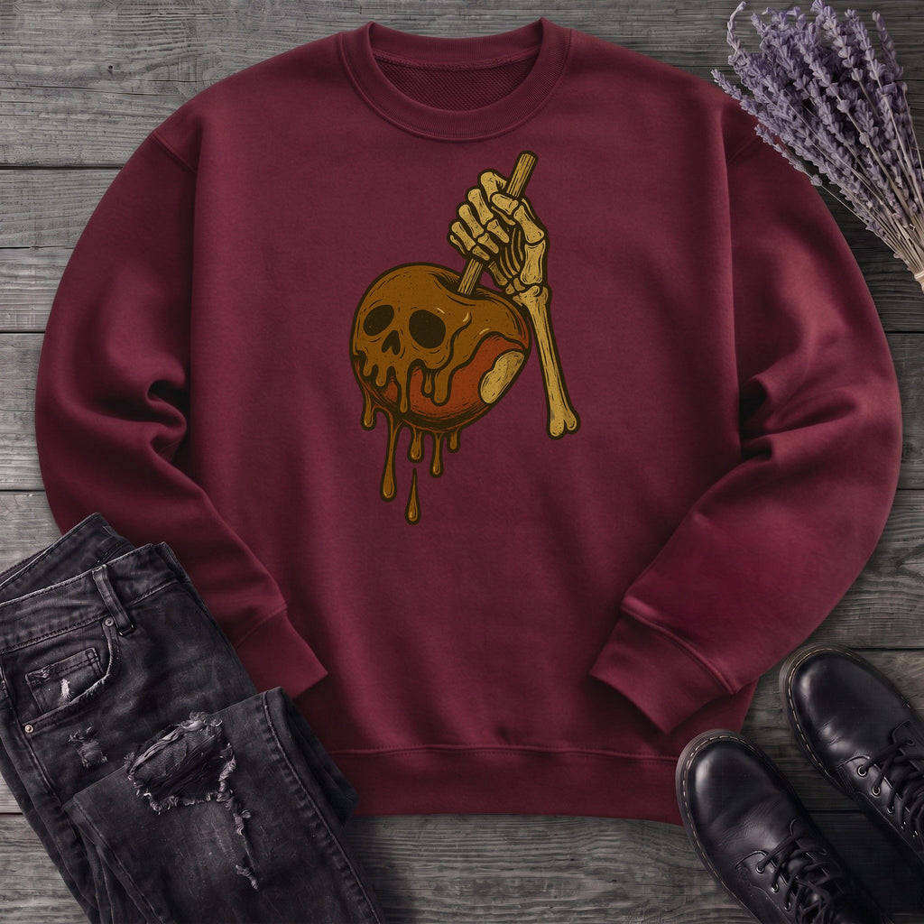 Caramel Apple Skull Sweatshirt