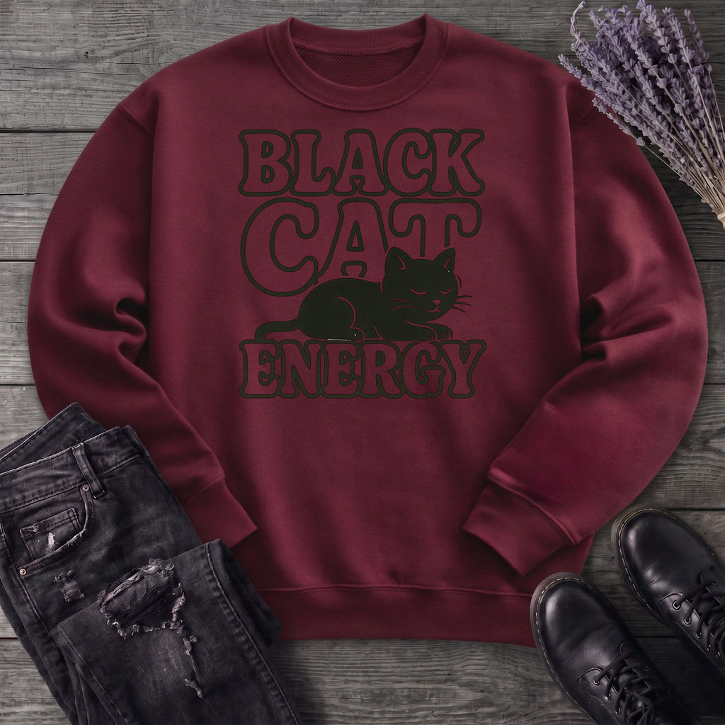 Black Cat Energy Sweatshirt