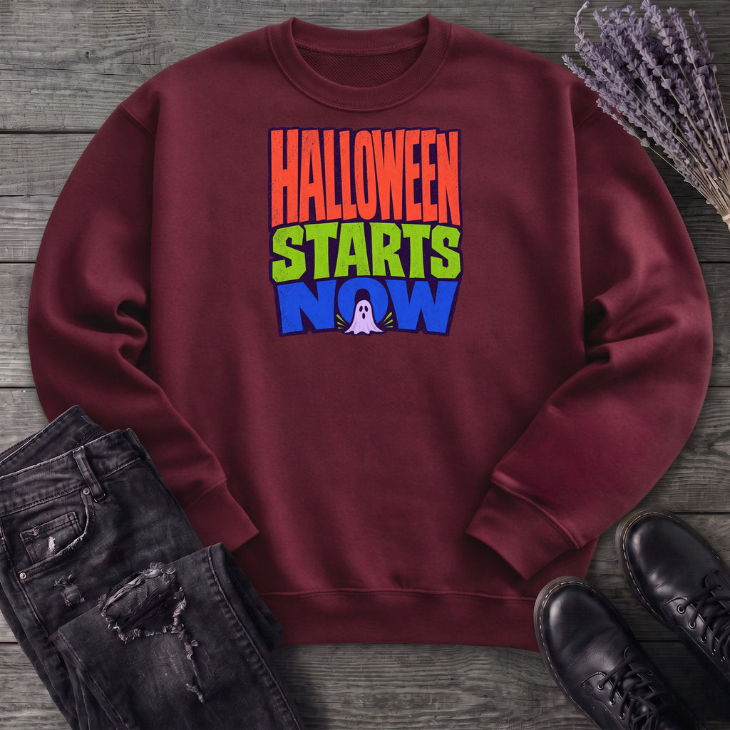 Halloween Starts Now Sweatshirt