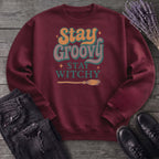 Stay Groovy Stay Witchy Sweatshirt