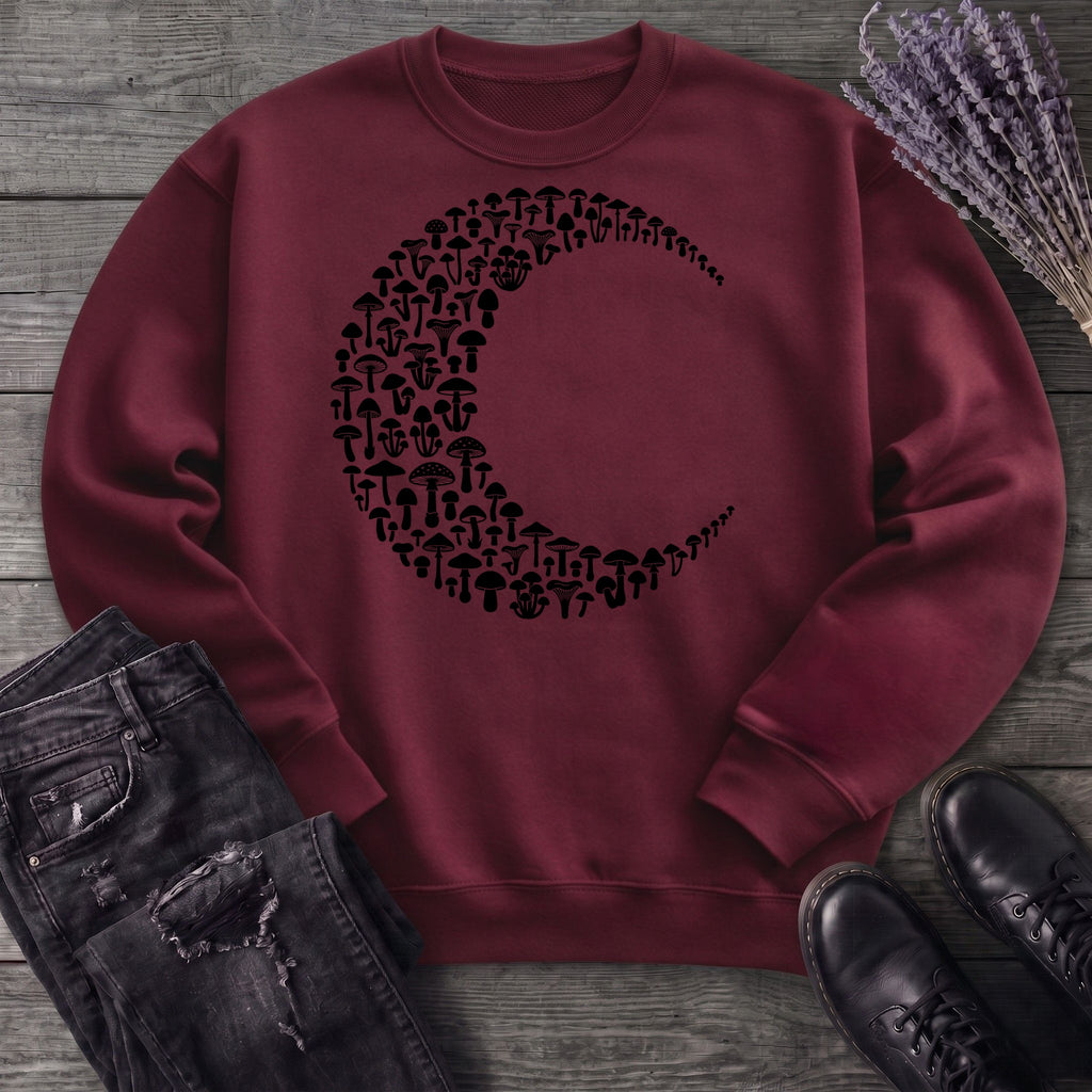 moonlit mushrooms Sweatshirt