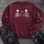 Thankful Toasting Skeletons Sweatshirt