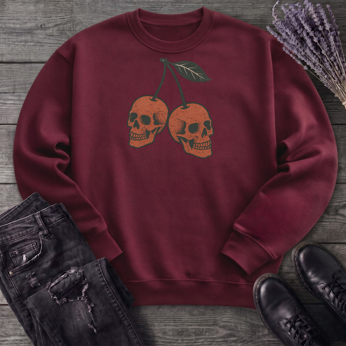 Skull Cherries Sweatshirt