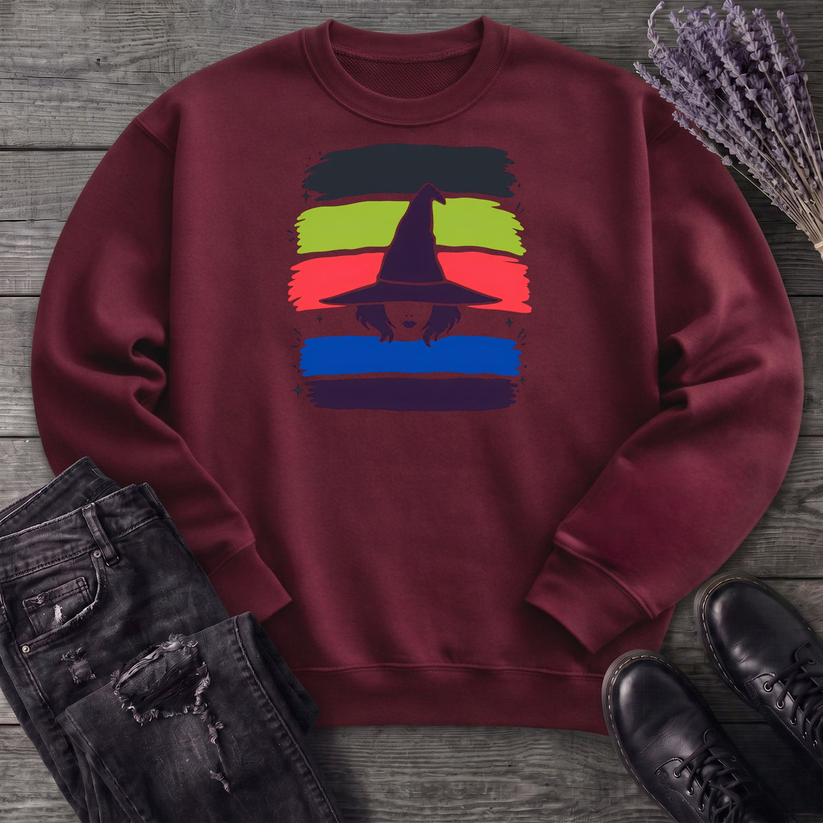 Witch Stripes Sweatshirt