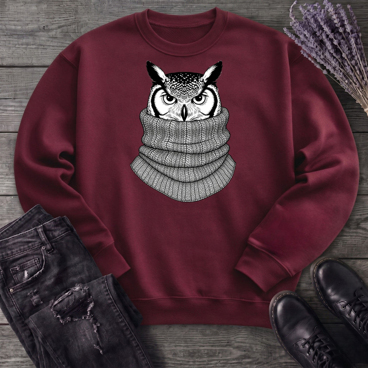 Owl In Cowl Sweatshirt
