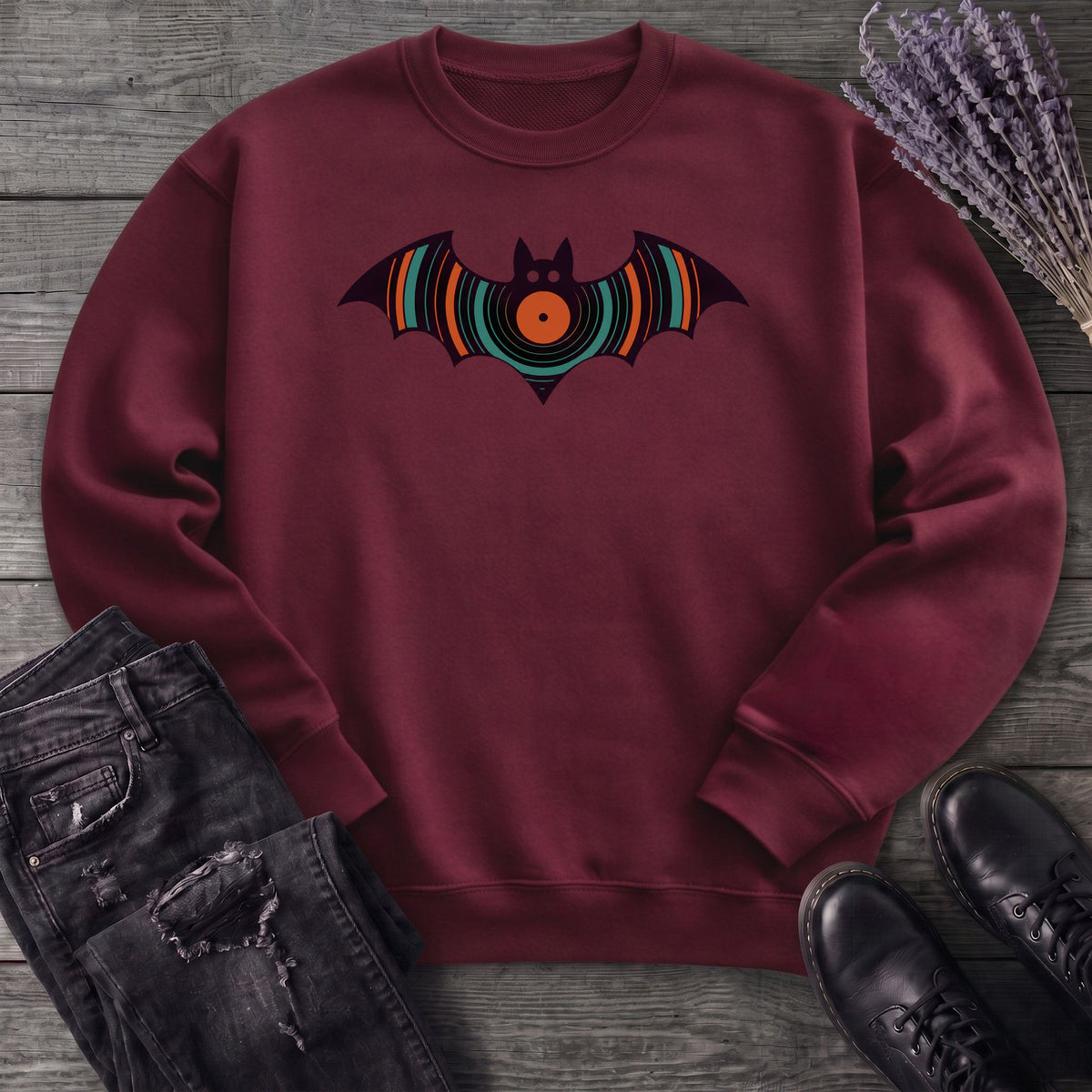 Bat Vinyl Sweatshirt