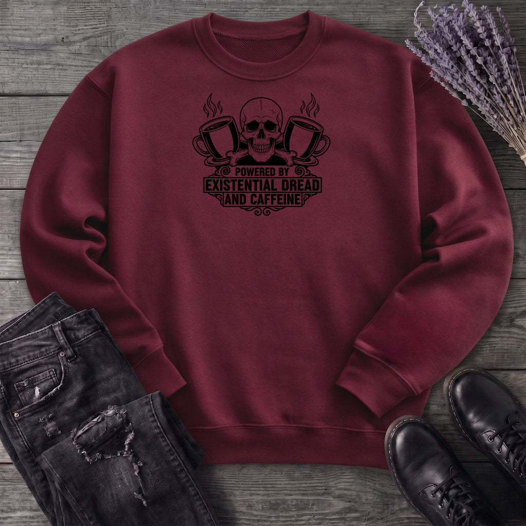 Powered By Dread And Caffeine Sweatshirt