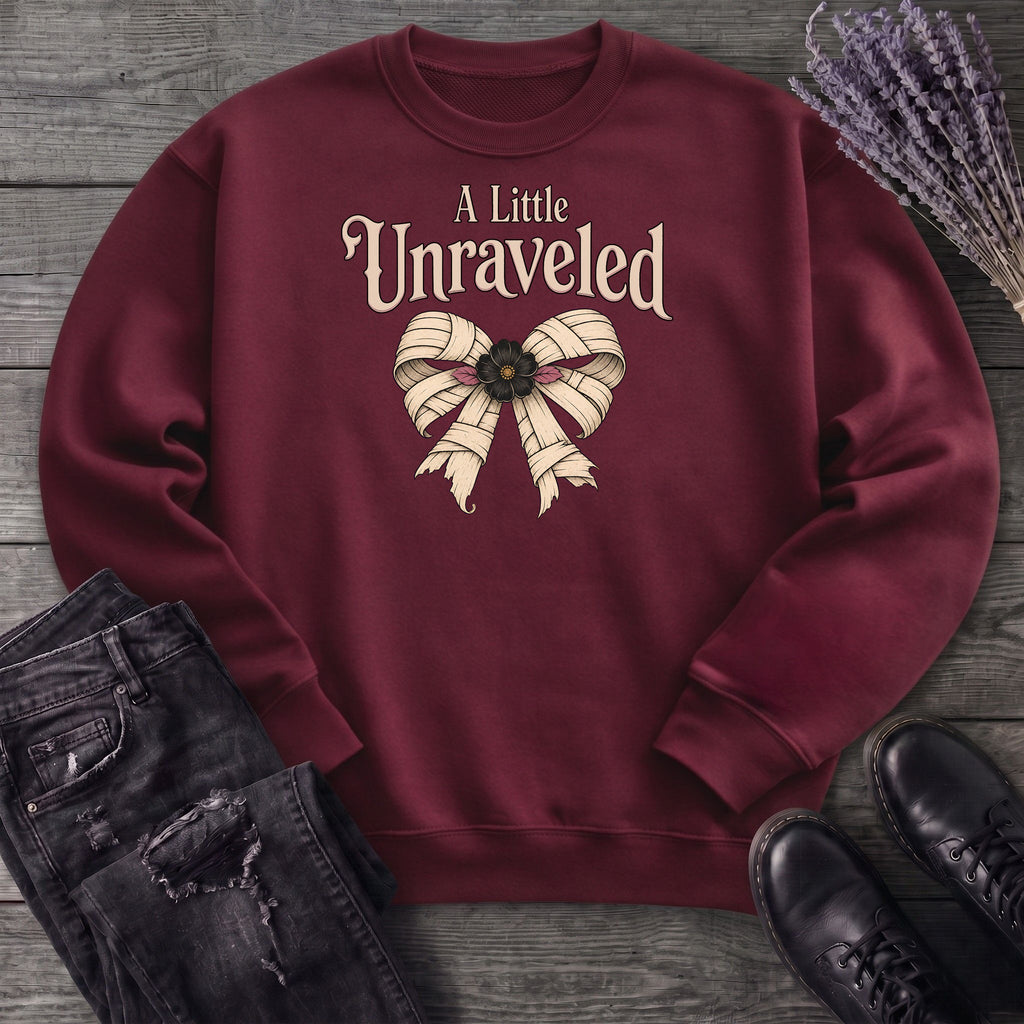 A Little Unraveled Sweatshirt