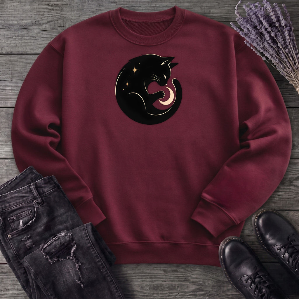 Cat and Moon Sweatshirt