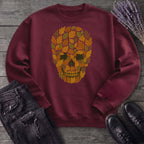 autumn leaves skull Sweatshirt