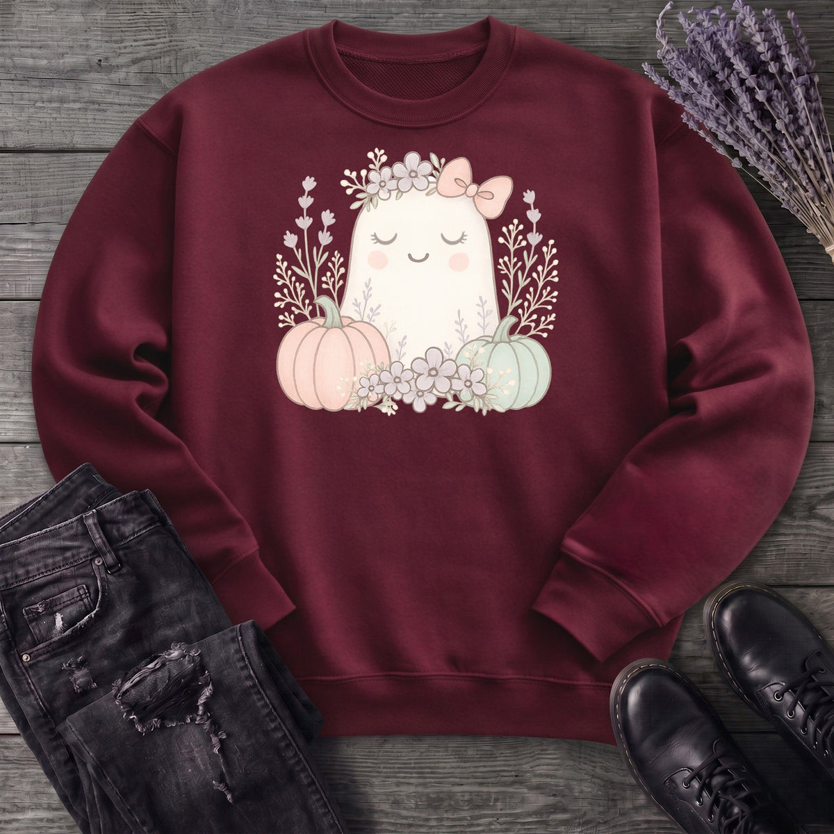Boho Coquette Ghost Sweatshirt