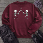 Skeleton Wishbone Pull Sweatshirt