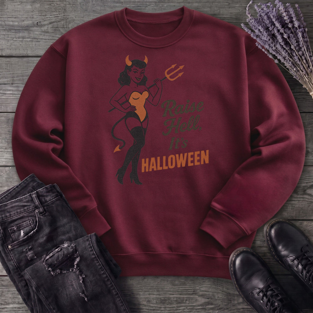 Raise Hell Its Halloween Sweatshirt