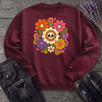 skull daisies Sweatshirt