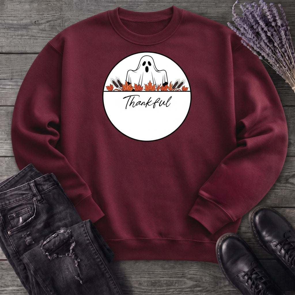 Ghost Thankful Badge Sweatshirt