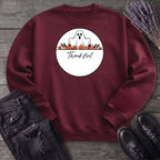 Ghost Thankful Badge Sweatshirt
