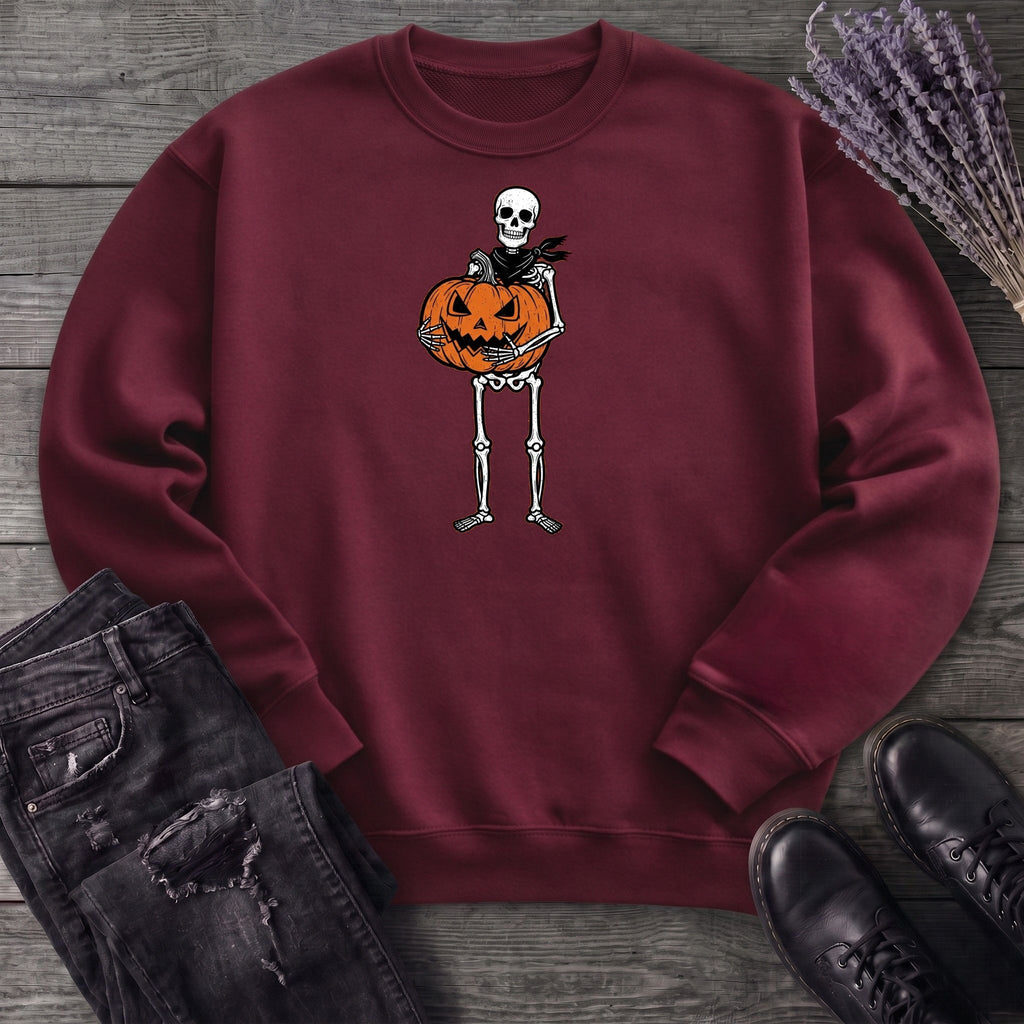 Skeleton Jack O Lantern Sweatshirt