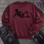 Lounging Skeleton Sweatshirt