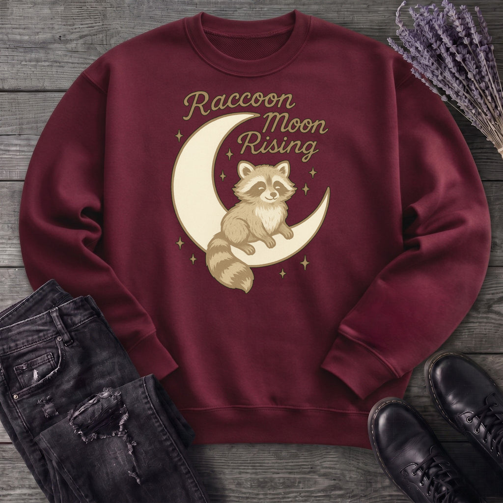 Raccoon Moon Rising Sweatshirt