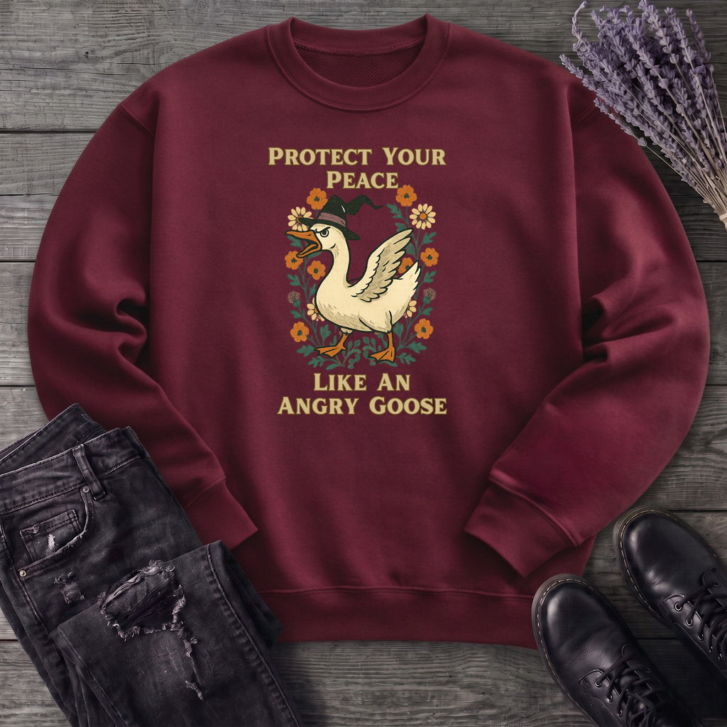 Protect Your Peace Like An Angry Goose Sweatshirt