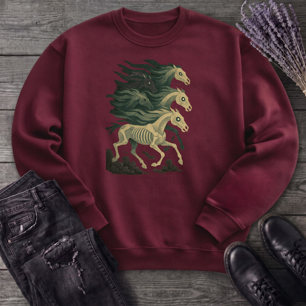 Stampeding Ghost Horses Sweatshirt