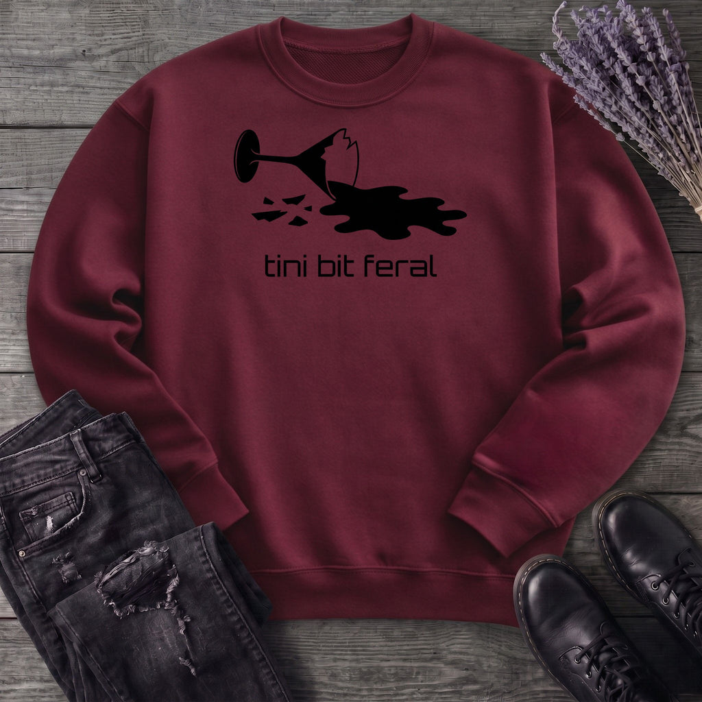 tini bit feral Sweatshirt