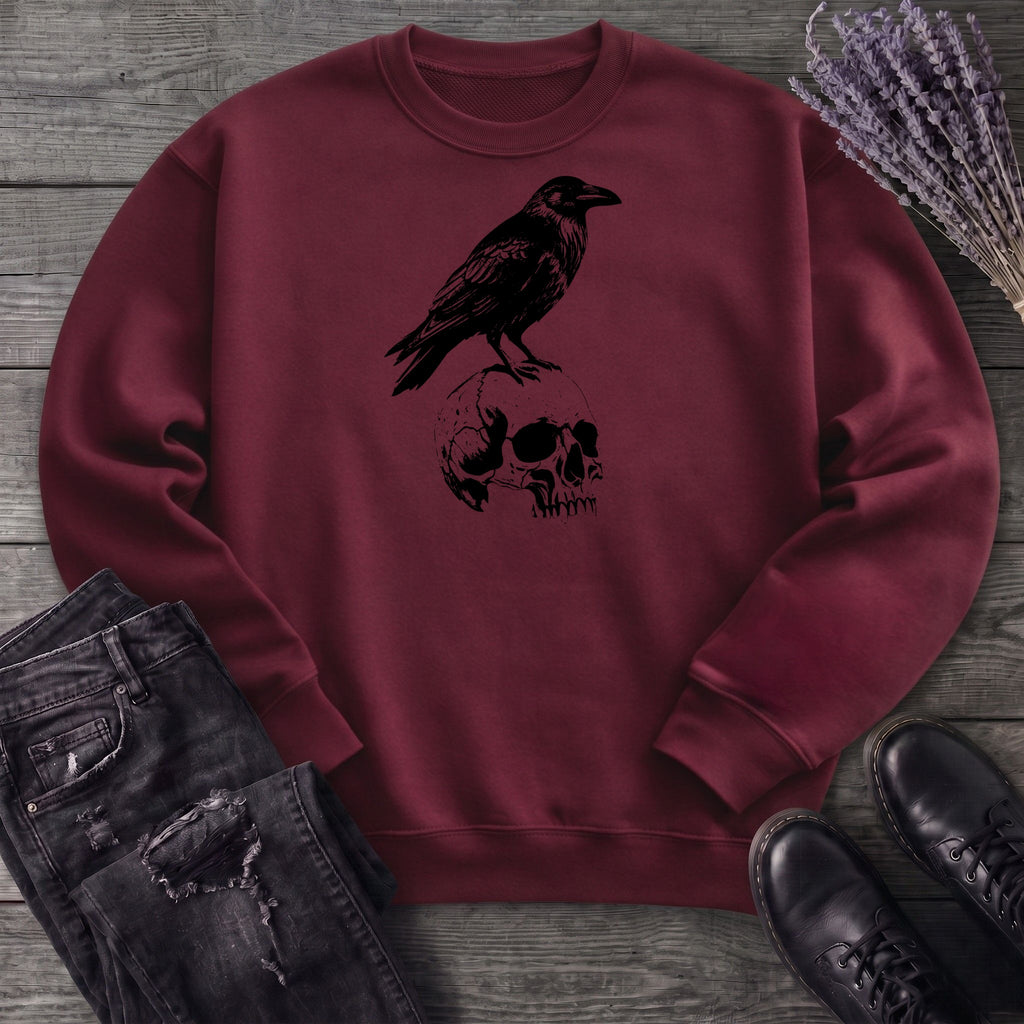 Classic Crow and Skull Sweatshirt