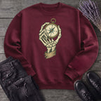 Nautical Compass Skeleton Hand Sweatshirt