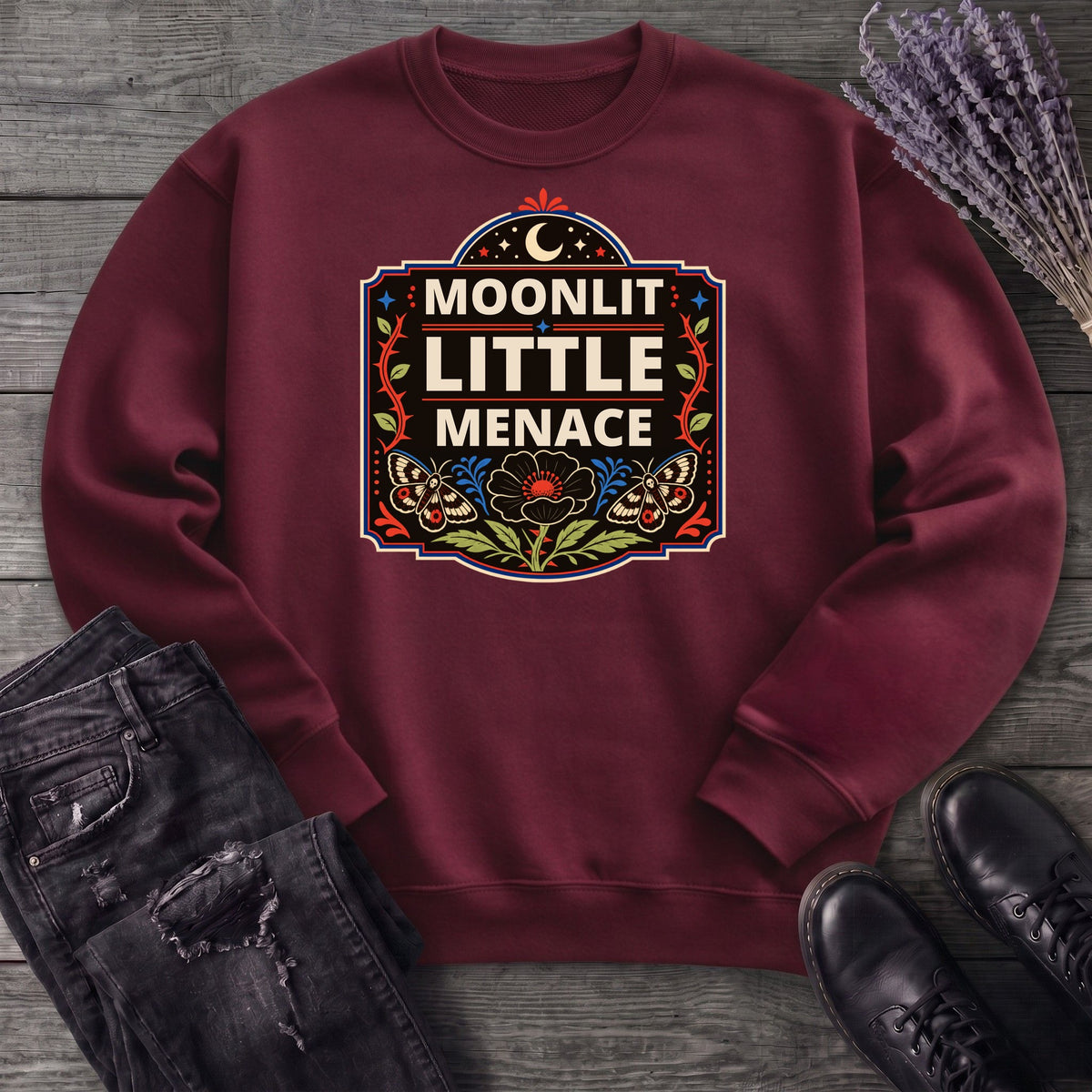 Moonlit Little Menace Sweatshirt