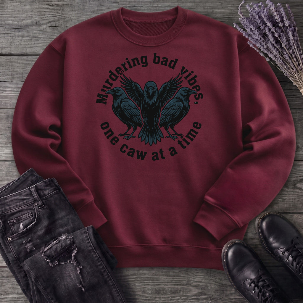 murdering bad vibes Sweatshirt