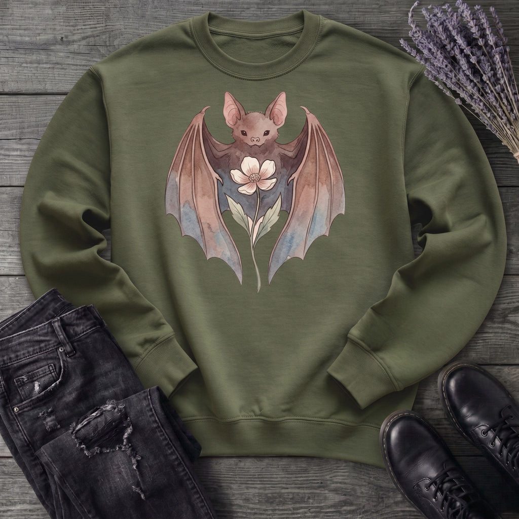 Watercolor Bat Sweatshirt