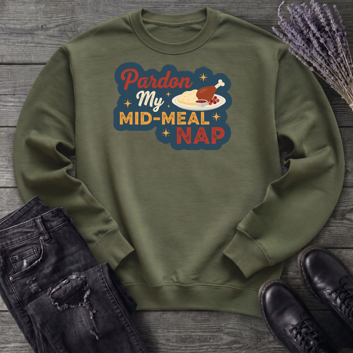 Mid Meal Nap Sweatshirt