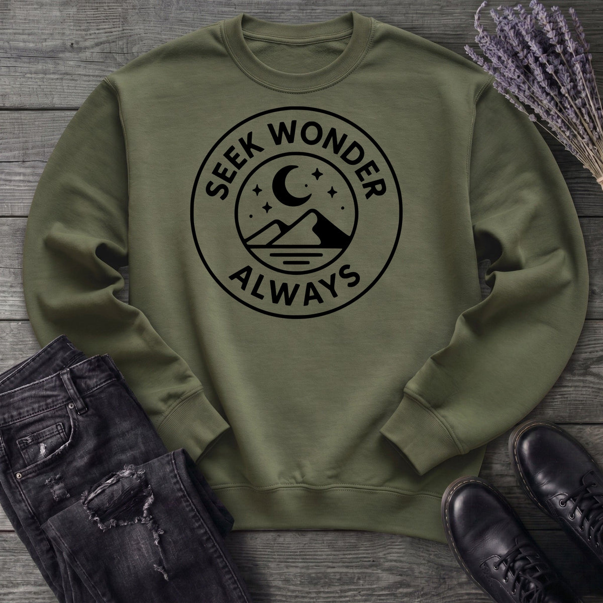 Seek Wonder Always Sweatshirt