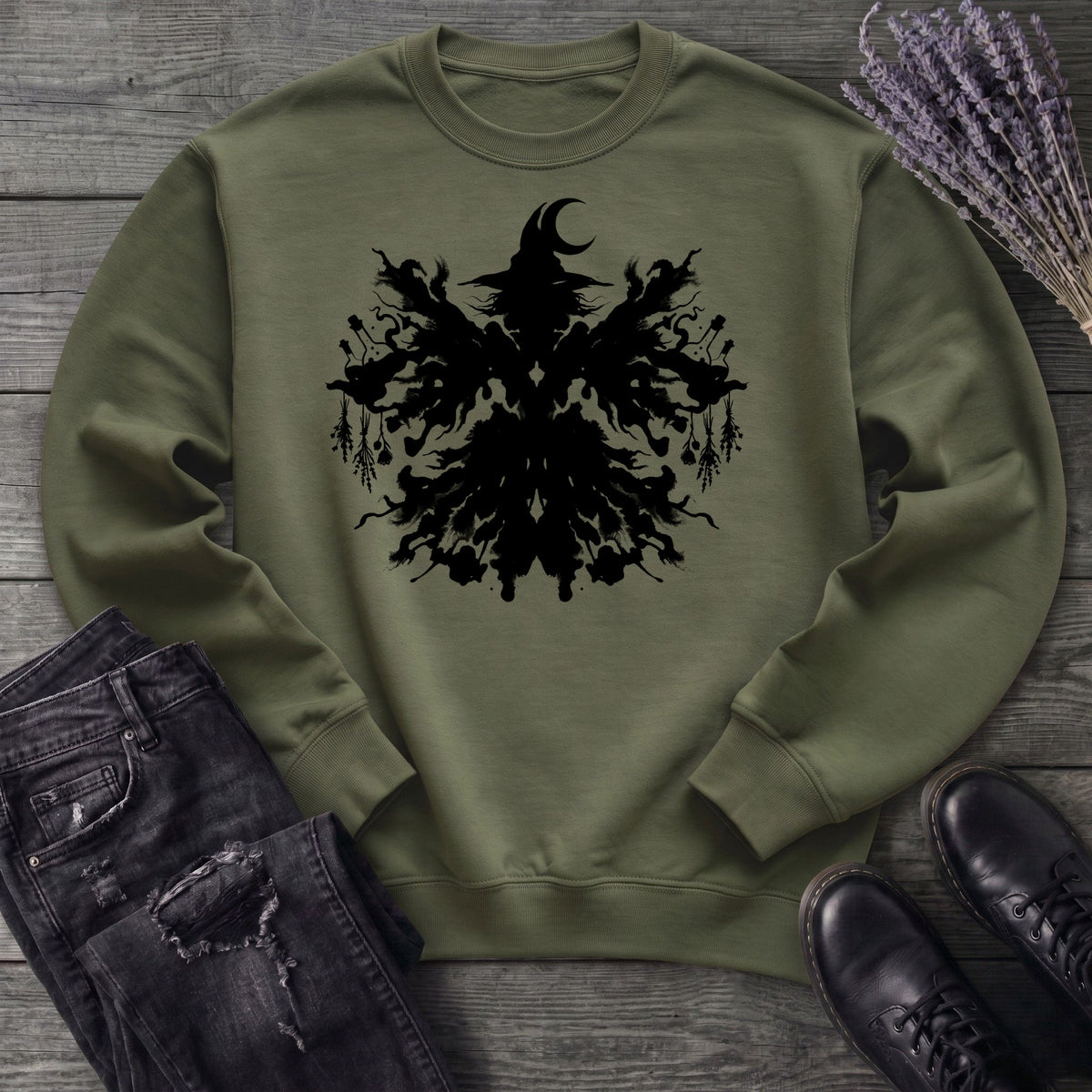 inkblot witch Sweatshirt