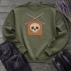 Knit Skull Sweatshirt