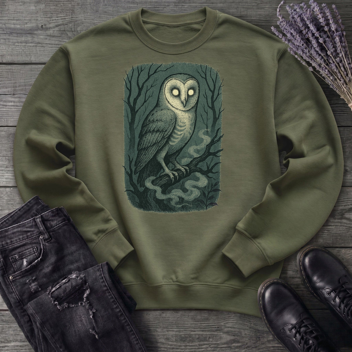 Woodland Spirits Owl Sweatshirt
