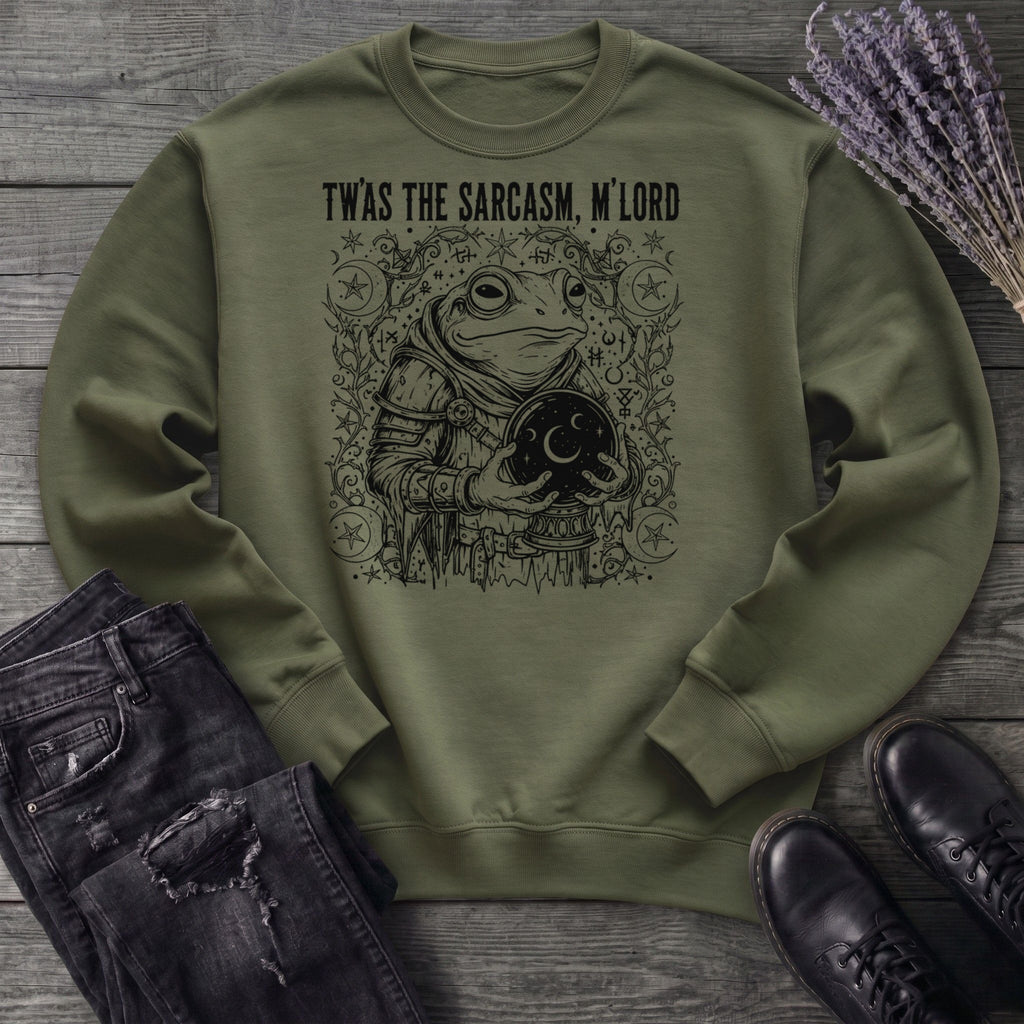 Twas The Sarcasm Frog Sweatshirt