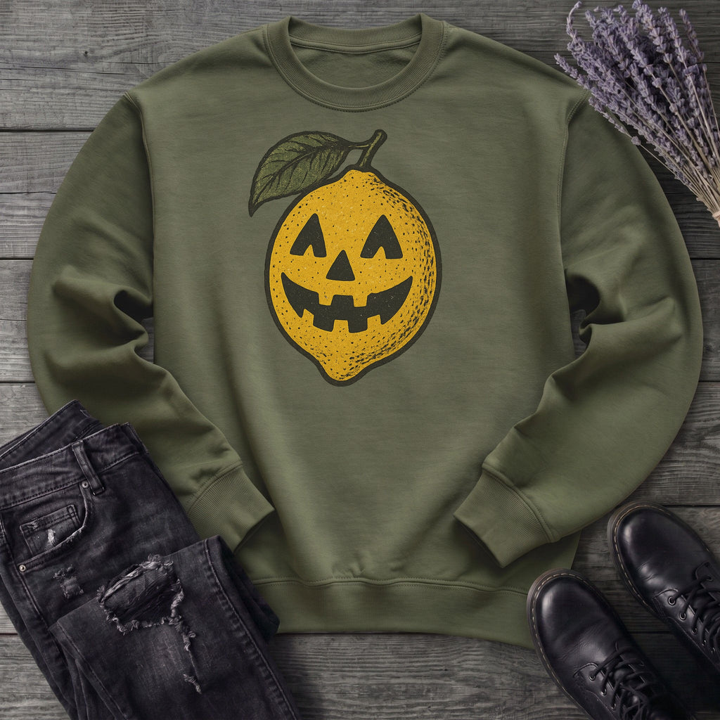 Jack O Lantern Lemon Sweatshirt