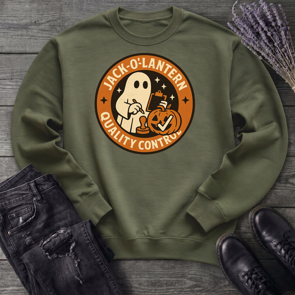 Jack O Lantern Quality Control Sweatshirt