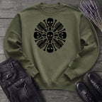 skeleton mandala Sweatshirt