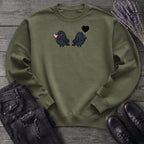 Cute Crow Couple Sweatshirt