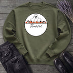 Ghost Thankful Badge Sweatshirt
