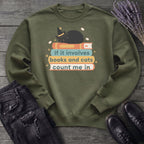 books and cats Sweatshirt