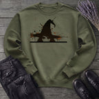 Ink Splatter Grunge Witch Sweatshirt