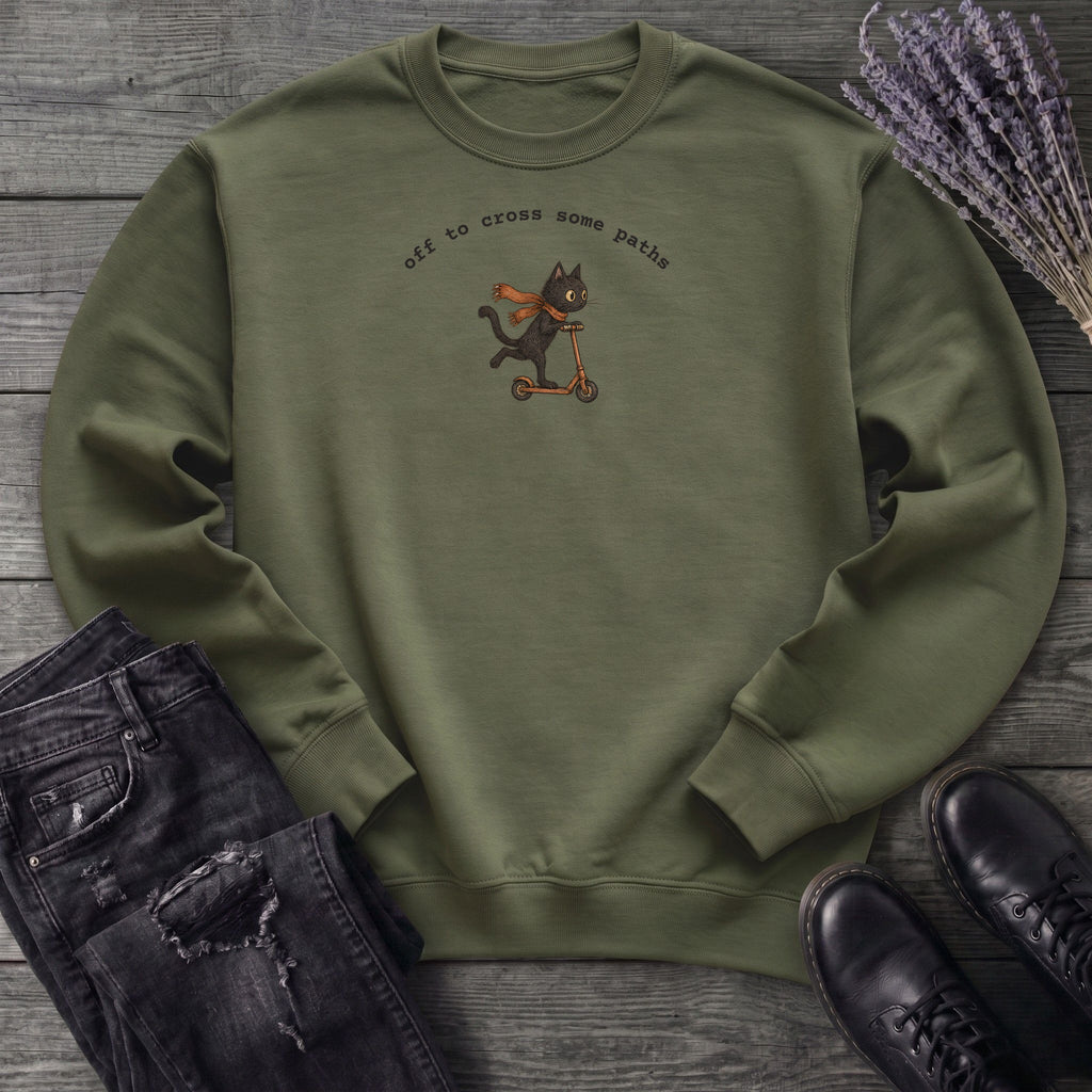 Off To Cross Some Paths Sweatshirt