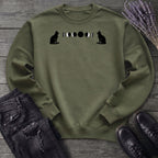Cat Moon Phases Sweatshirt