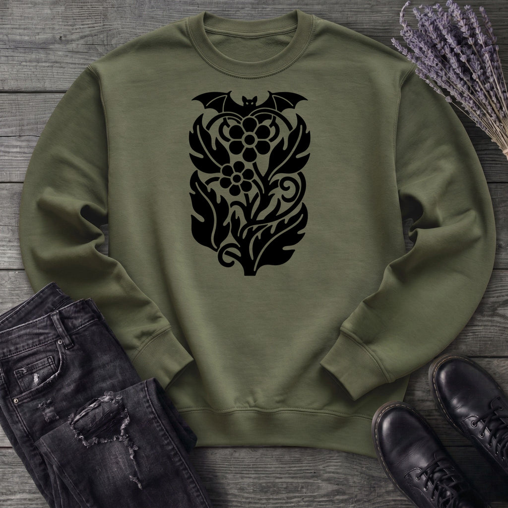 bat night garden Sweatshirt