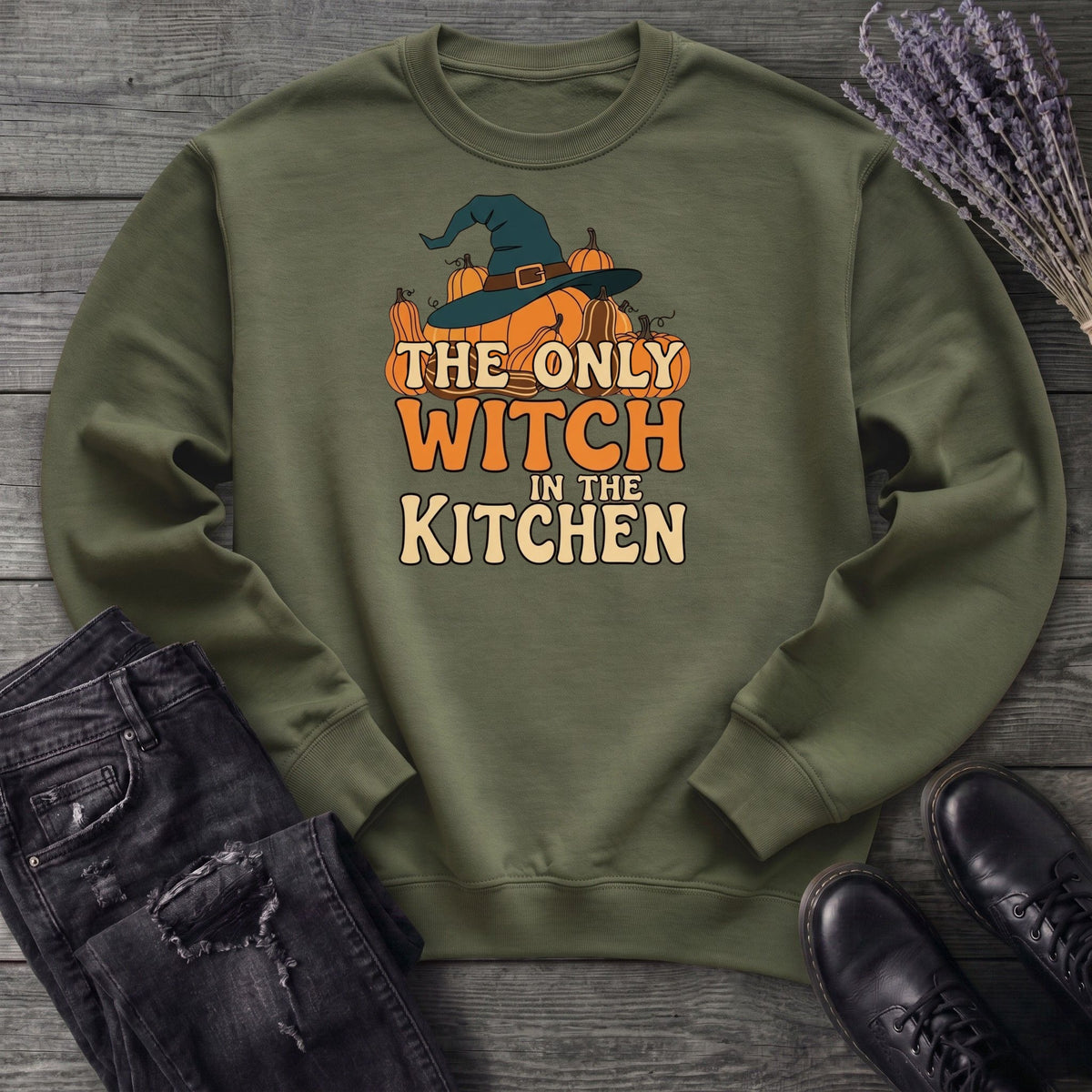 The Only Witch In The Kitchen Sweatshirt